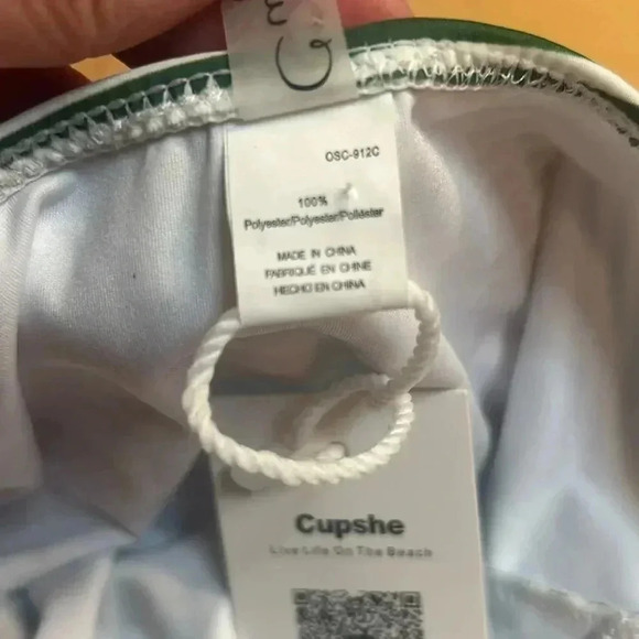 Cupshe Roman Holiday Lace One Piece Swimsuit size Large New with Tags NWT - Picture 9 of 10